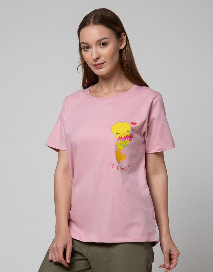Nevada Short Sleeve T-Shirt Looney Toones Valentine Print Pretty