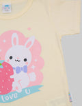 Pipiniko Short Sleeve T-Shirt Bunny Strawberry