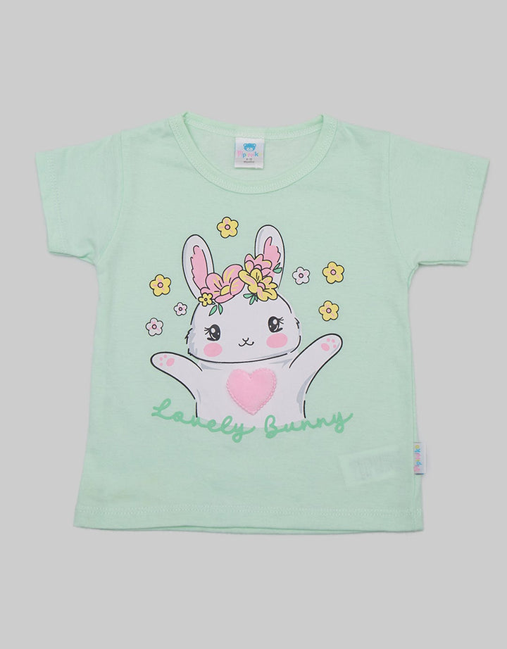 Pipiniko Short Sleeve T-Shirt Bunny Lovely