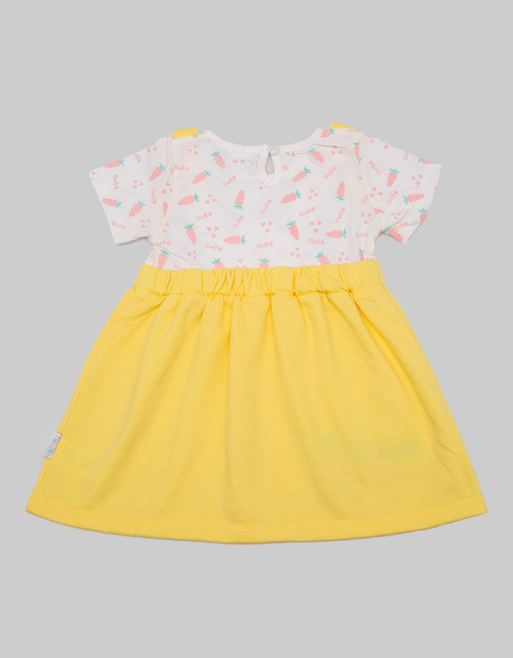 Pipiniko Short Sleeve Midi Dress Ovl Cute Bunny