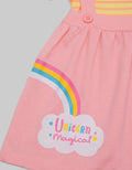 Pipiniko Short Sleeve Midi Dress Ovl Unicorn