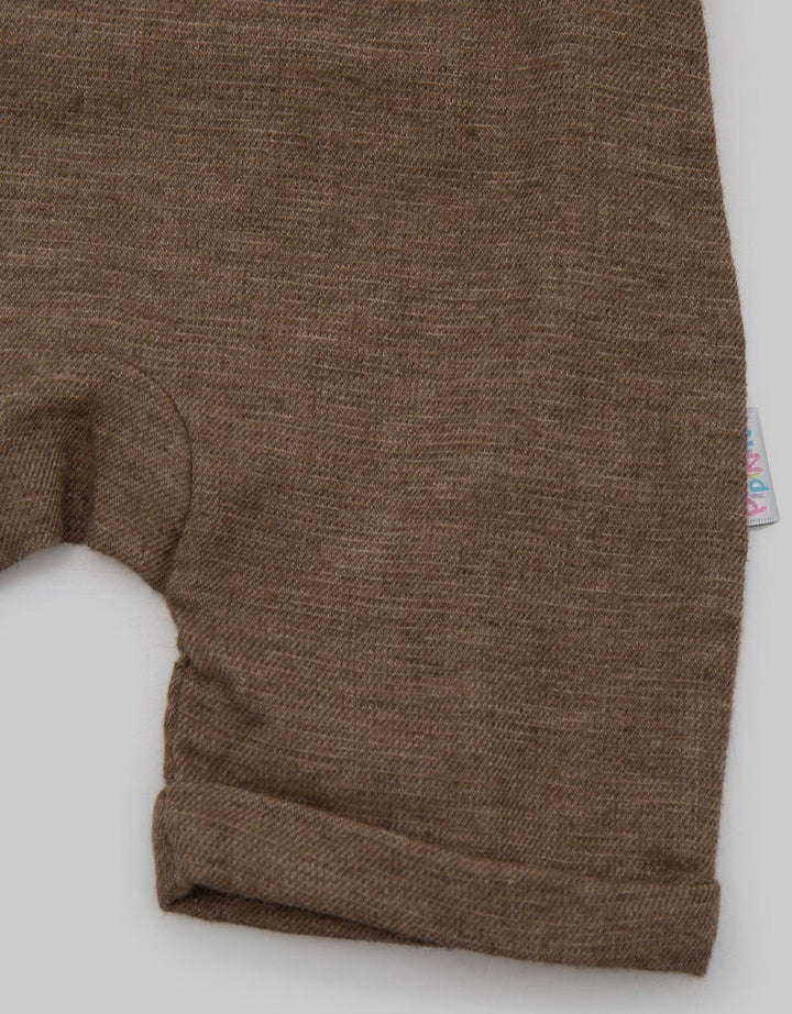 Pipiniko Overall Boys W/ Textured Knit