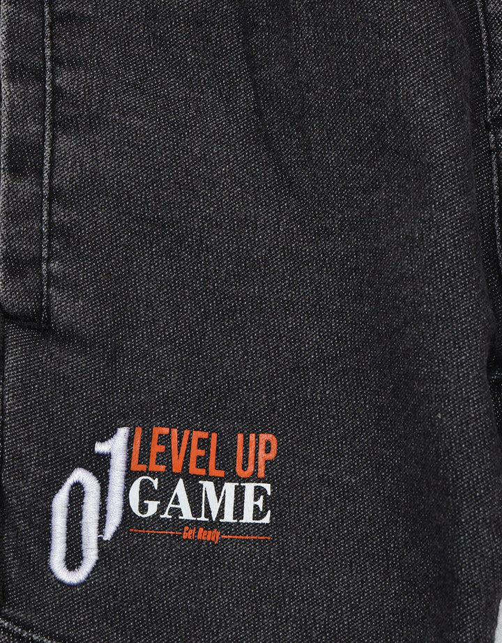 Pipiniko Knit Denim Pants Level Up