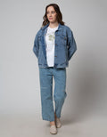 Details Denim Jacket With 2 Front Flap Pocket