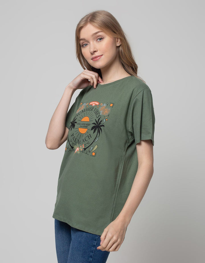 Nevada Short Sleeve T-Shirt Print Summer Vibes