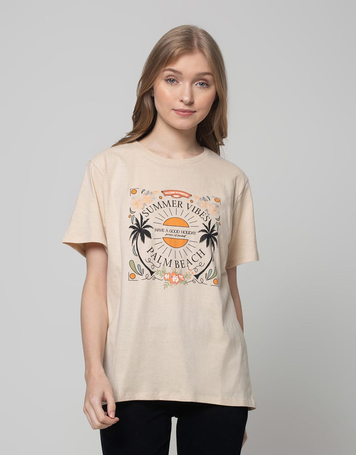 Nevada Short Sleeve T-Shirt Print Summer Vibes