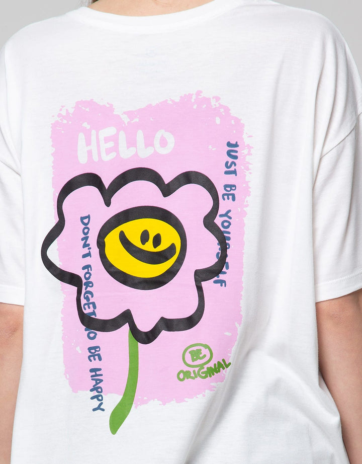 Nevada Short Sleeve Just Be Yourself Oversize T-Shirt