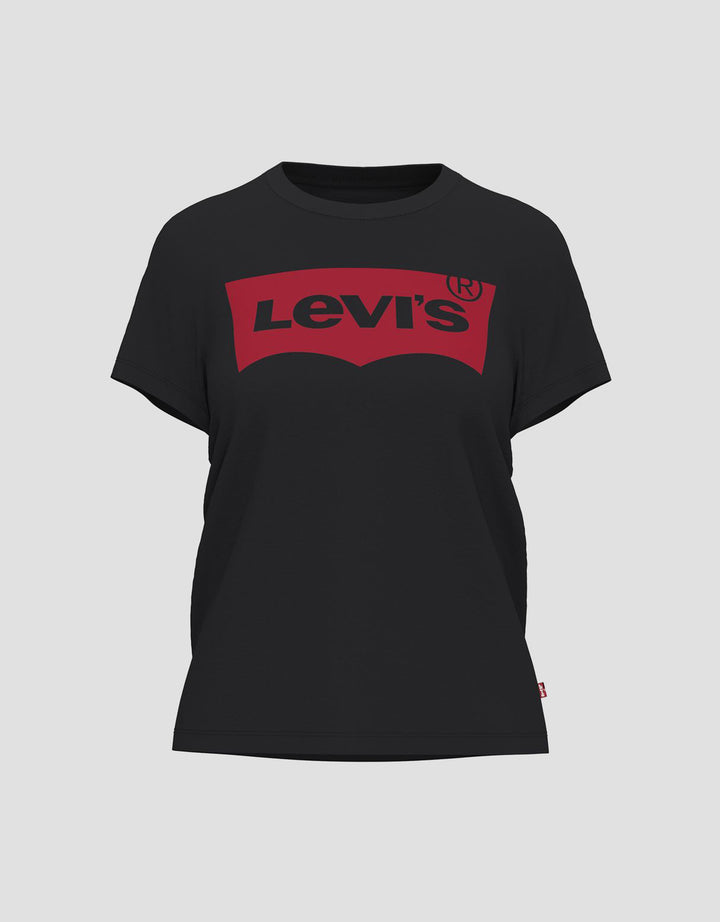 Levi's Girl The Perfect Mineral Black Kaos Wanita
