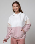 Nevada Logo Solid Jaket Pullover Wanita