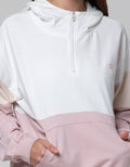 Nevada Logo Solid Jaket Pullover Wanita