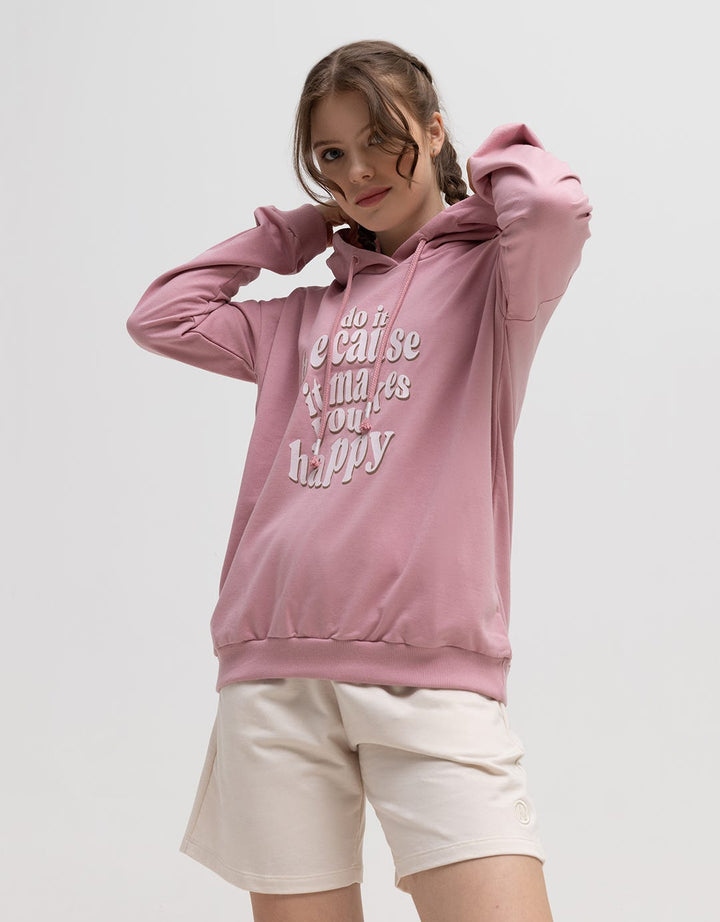 Nevada Sweatshirt Print Do It Because It Makes You Happy