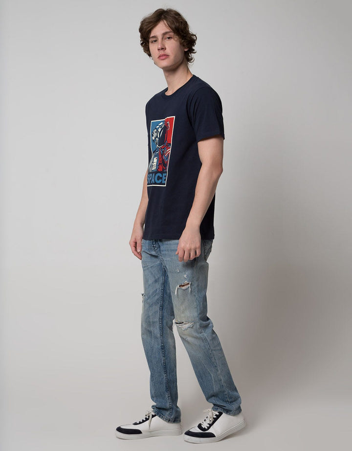 T Zone Space Traveler Photoprint Men's T-Shirt