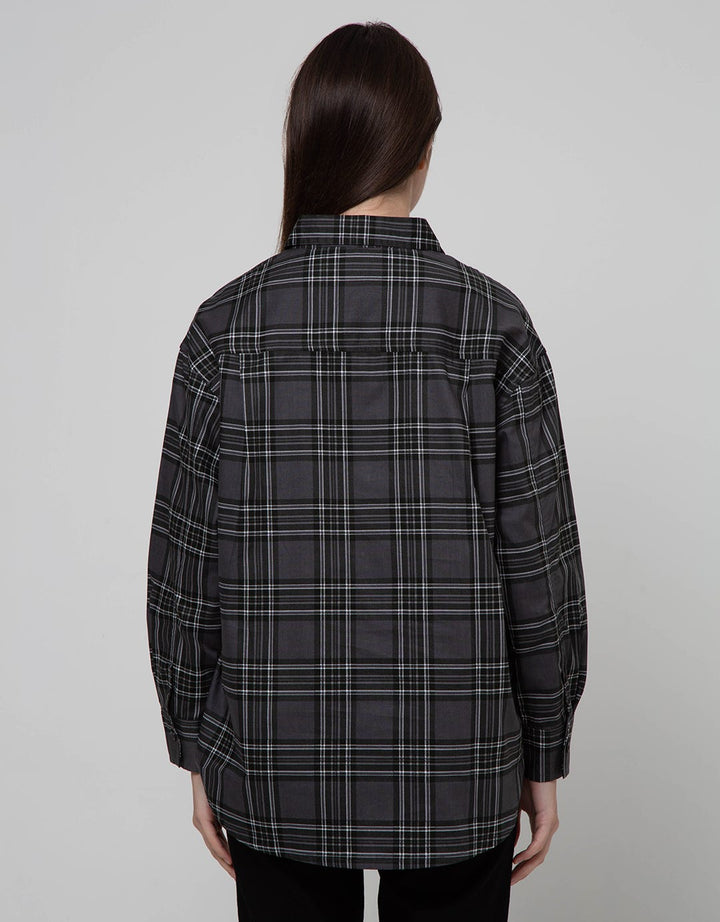 Nevada Long Sleeve Shirt Woven Top Check