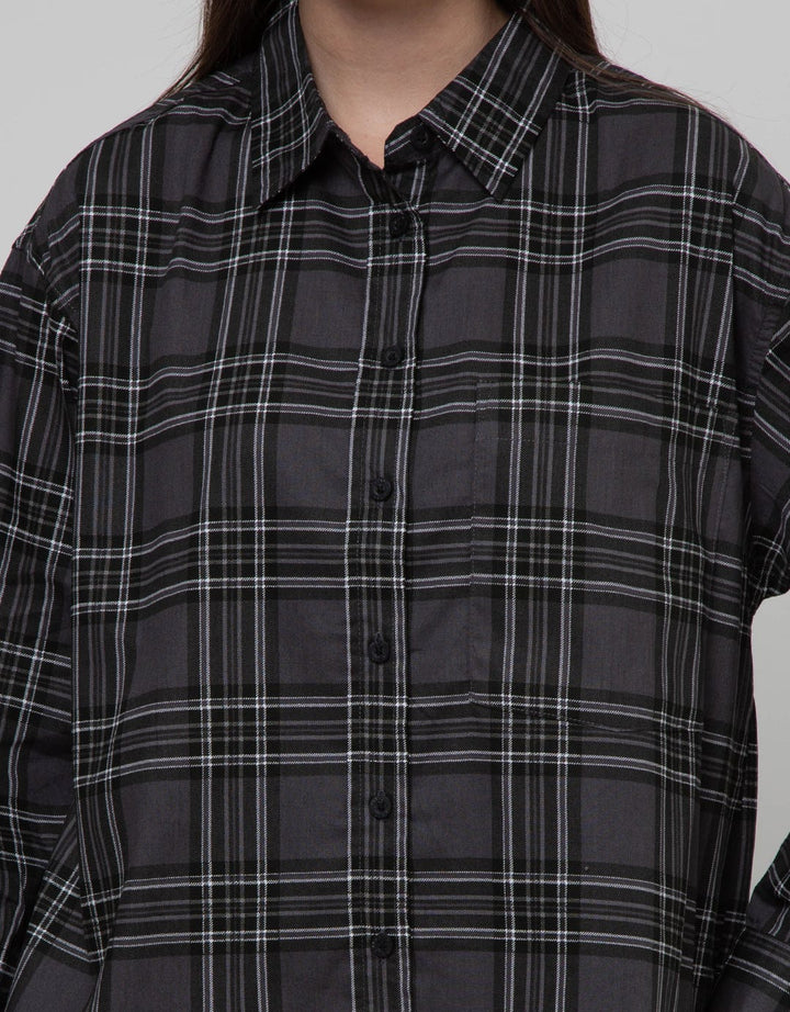 Nevada Long Sleeve Shirt Woven Top Check