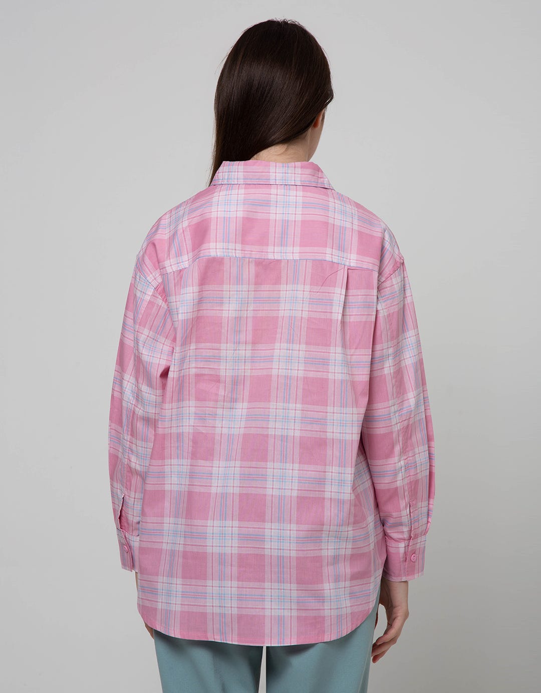 Nevada Long Sleeve Shirt Woven Top Check