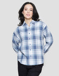 Nevada Flannel Check Kemeja Lengan Panjang Wanita