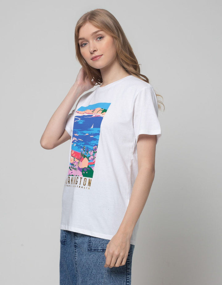 Details Short Sleeve T-Shirt Print Mornington Wording