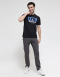 Lois Jeans Logo Print Kaos Pria