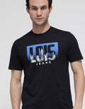 Lois Jeans Logo Print Kaos Pria