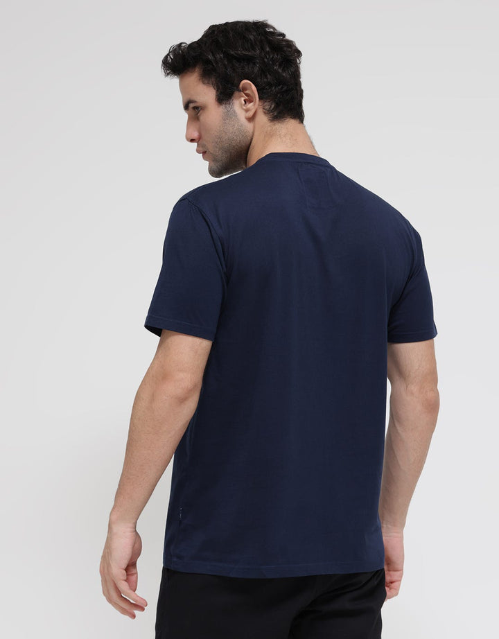 Lois Logo Print Kaos Casual Pria