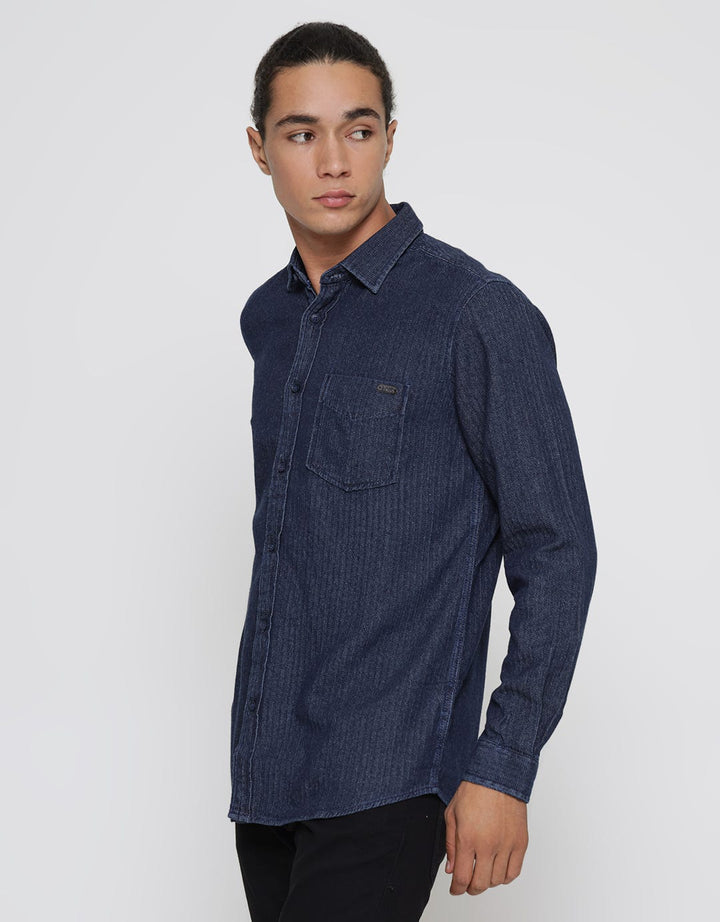 Lois Long Sleeve Shirt Textured Look