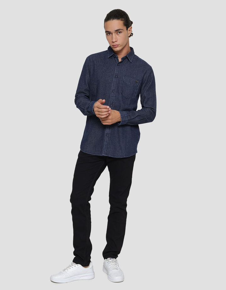 Lois Long Sleeve Shirt Textured Look