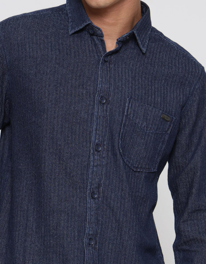 Lois Long Sleeve Shirt Textured Look