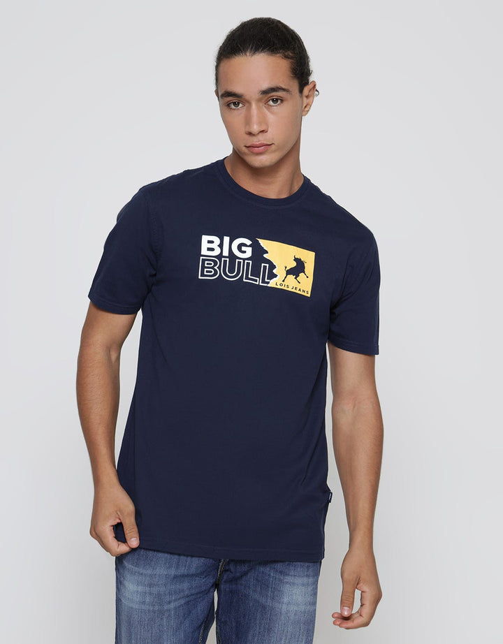 Lois Big Bull Print T-Shirt