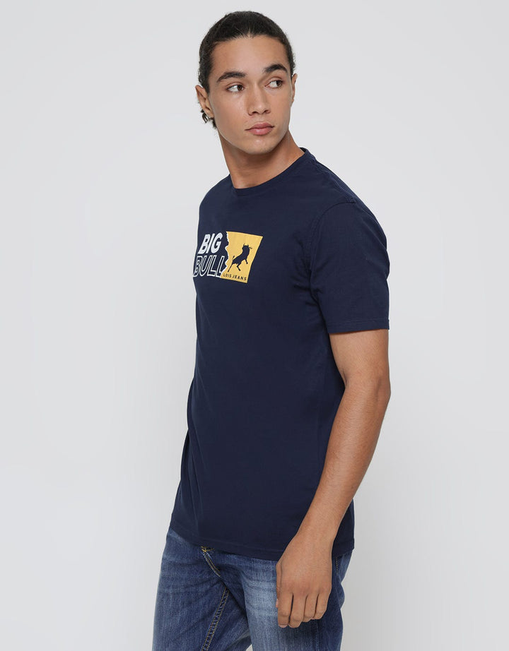 Lois Big Bull Print T-Shirt