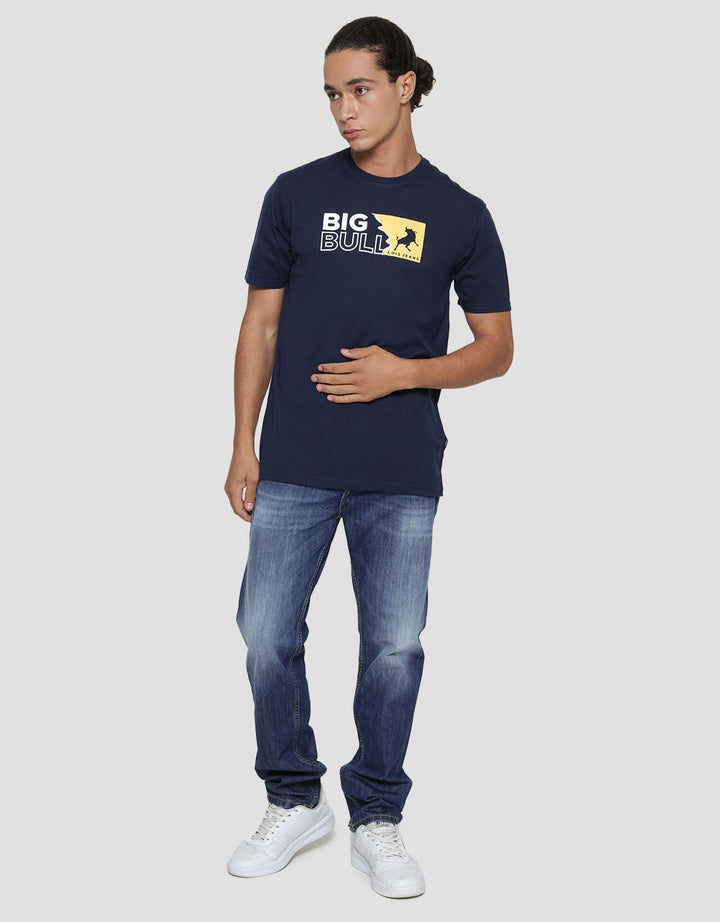 Lois Big Bull Print T-Shirt