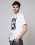 Lois Vespa Retro Kaos Casual Pria