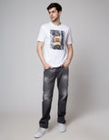 Lois Vespa Retro Kaos Casual Pria