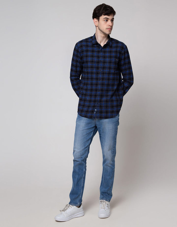 Lois Long Sleeve Shirt Plaid Motif