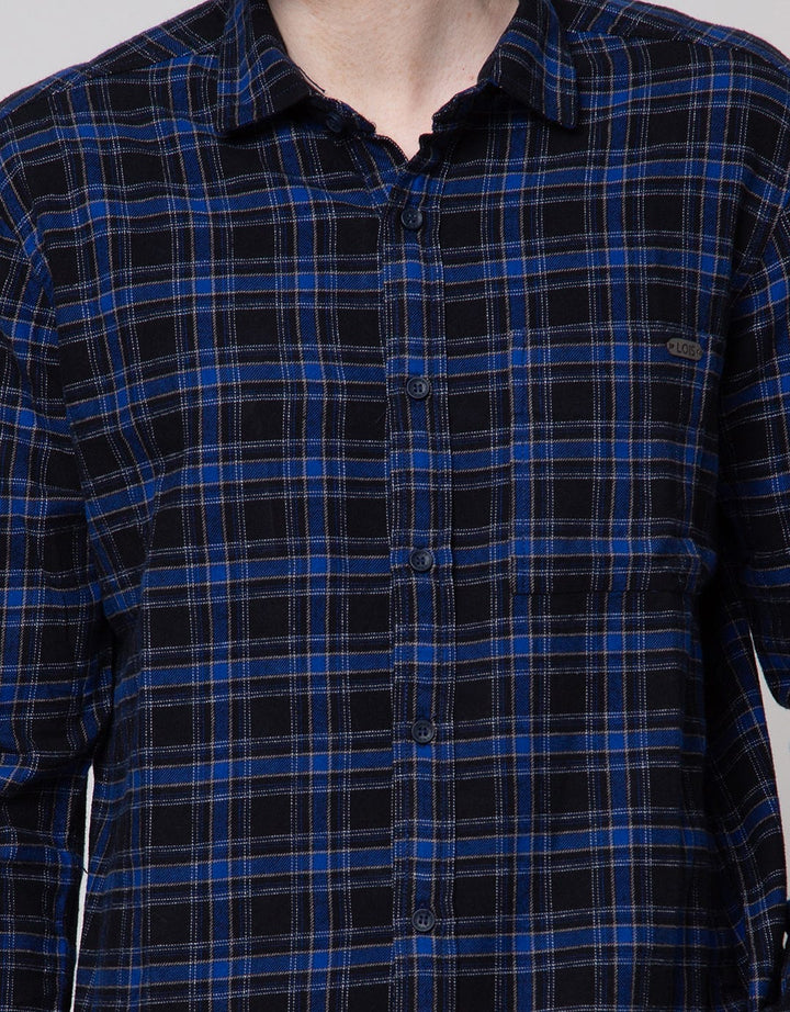 Lois Long Sleeve Shirt Plaid Motif