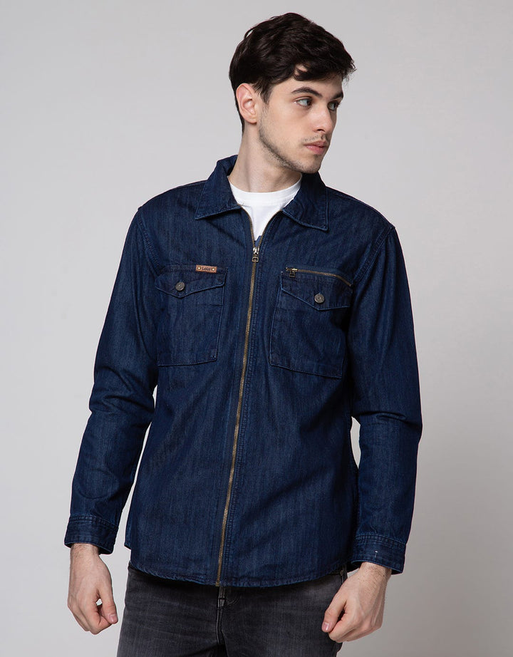 Lois Denim Jacket Front Zipper