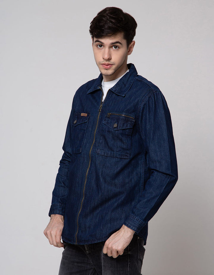 Lois Denim Jacket Front Zipper