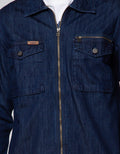 Lois Denim Jacket Front Zipper