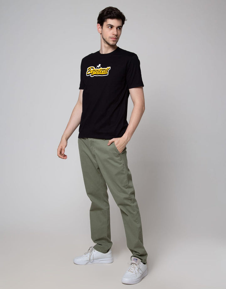 Lois Big Bull Logo Print Kaos Pria