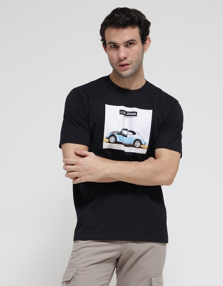 Lois VW Print Kaos Casual Pria
