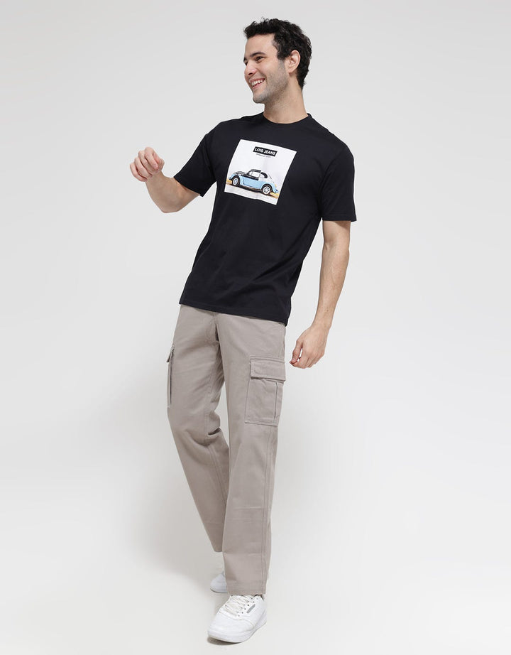 Lois VW Print Kaos Casual Pria