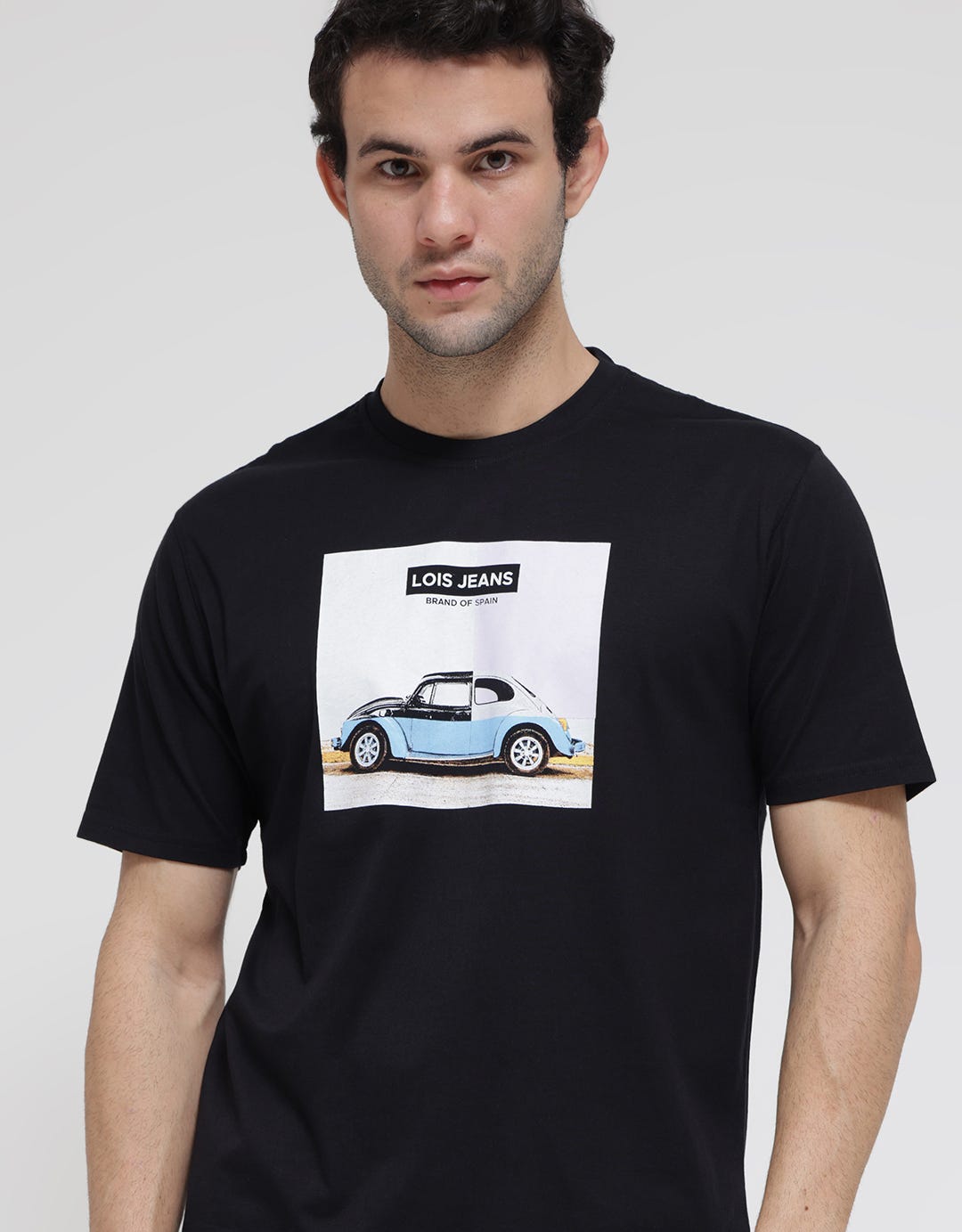 Lois VW Print Kaos Casual Pria
