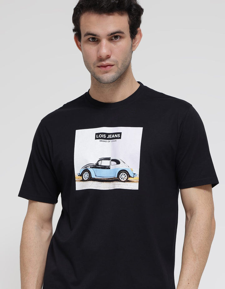 Lois VW Print Kaos Casual Pria
