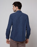 Lois Plaid Mini Kemeja Casual Pria