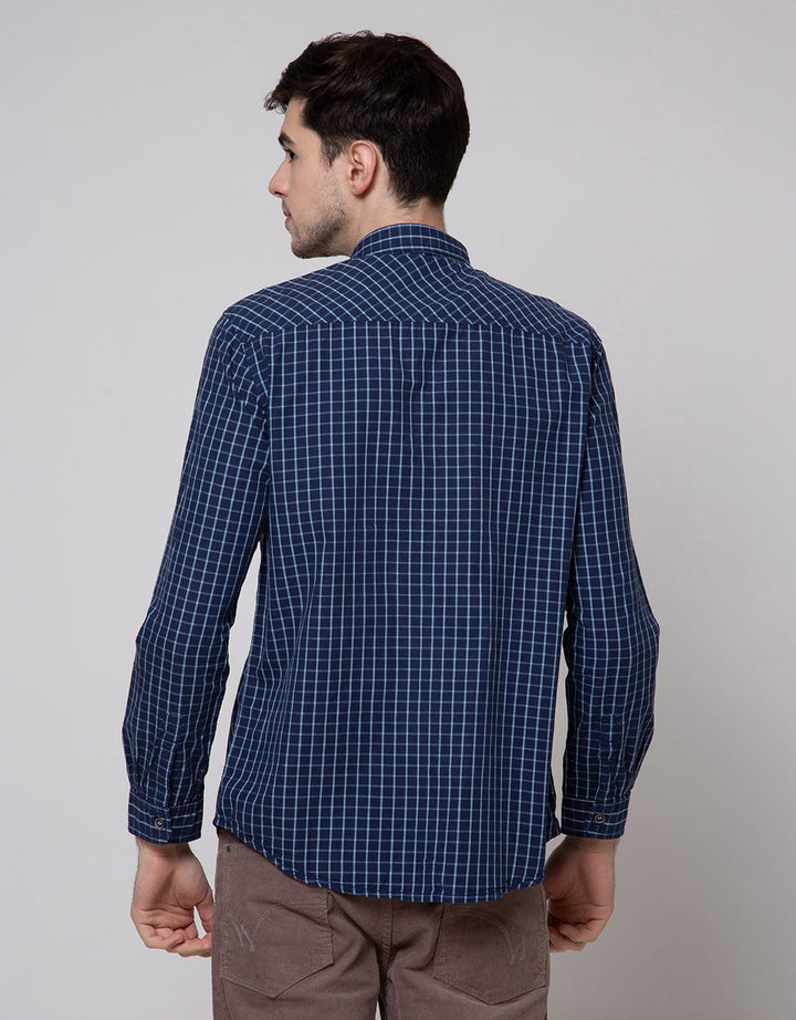Lois Plaid Mini Kemeja Casual Pria