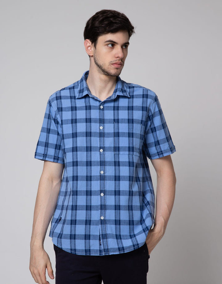 Lois Short Sleeve Shirt Print Check