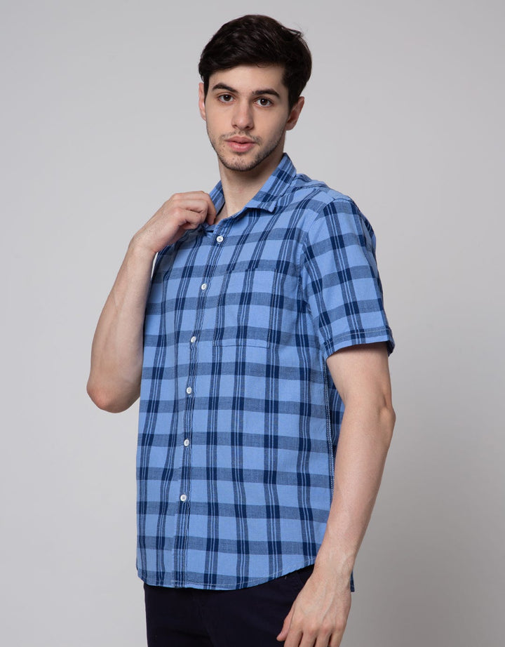 Lois Short Sleeve Shirt Print Check
