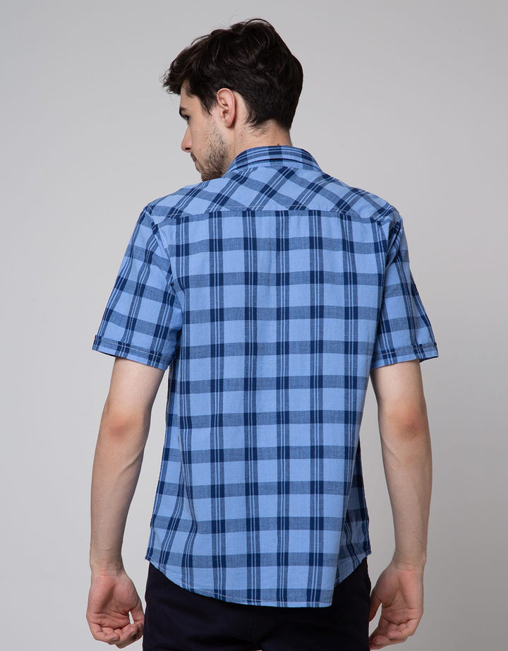 Lois Short Sleeve Shirt Print Check