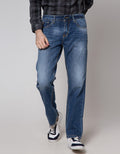 Lois Basic Straight Celana Jeans Pria