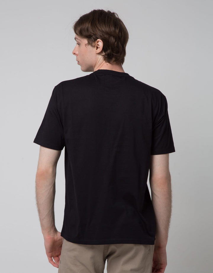 Lois Printed Logo Basic Kaos Pria