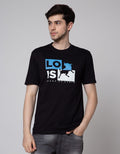 Lois Print Logo Kaos Casual Pria